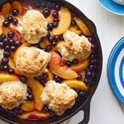 Cast-Iron Peach Cobbler