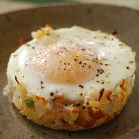 Egg Baked with Hash Browns