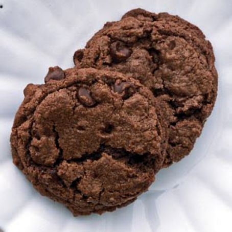 Double Chocolate-Chip Cookies