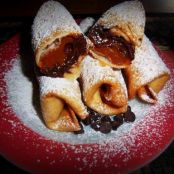 Dulce de Leche and Chocolate Chip Chimichangas