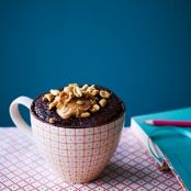 Chocolate & Peanut Butter Mug Cake