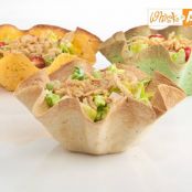 Caesar Salad with Crispy Onions