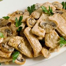 Swiss Pork and Mushrooms
