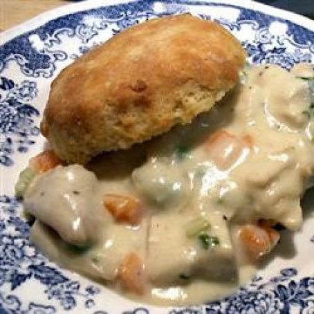 Creamed Chicken and Biscuits!
