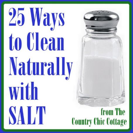25 Ways To Naturally Clean With Salt