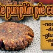 No Bake Pumpkin Pie Cookies, Gluten & Dairy Free
