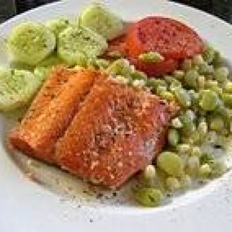 Salmon With Honey-Citrus Glaze