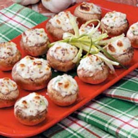 Bacon-Stuffed Mushrooms Recipe