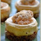 Mini Maple Walnut Cheesecakes