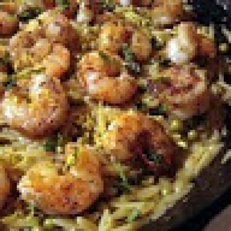 Shrimp Orzo Skillet
