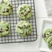 Mint Chocolate Chip Cookies