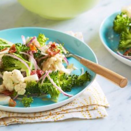 Broccoli and Cauliflower Salad (Melissa d'Arabian)