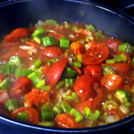 Stewed Okra & Tomatoes