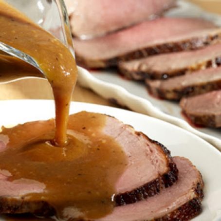 Beef Roast and Onion Gravy