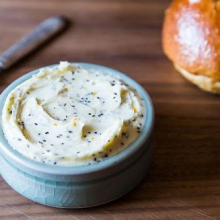 Tea with Honey and Lemon Compound Butter