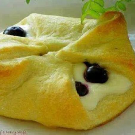 Blueberry Cheese Rolls