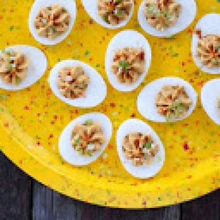 Huevos Diablo {Devil Eggs}