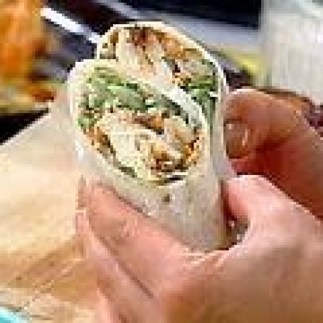 Thai Chicken Wrap with Spicy Peanut SauceRecipe courtesy Rachael Ray