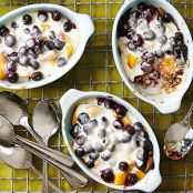 Blueberry & Peach Gratin