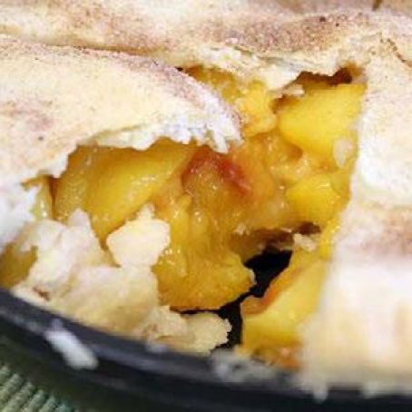 11-inch Peach Pie in a Skillet