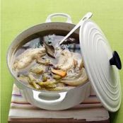 Poached Chicken Breasts and Chicken Broth