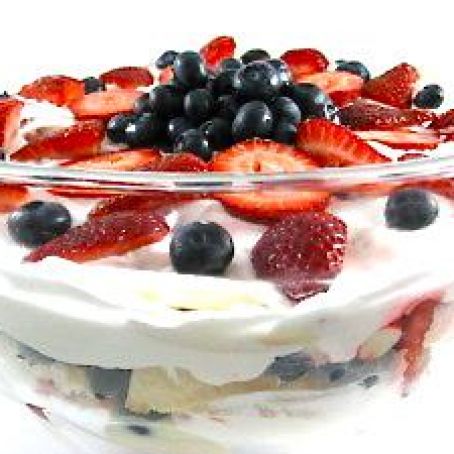 Strawberry Shortcake Trifle
