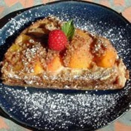 BAKED PEACH FRENCH TOAST