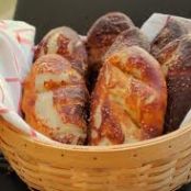 Pretzel Hot Dog Buns