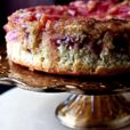 Rhubarb Upside-Down Cake