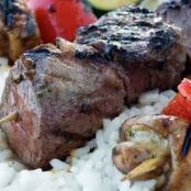 Beef & Vegetable Skewers