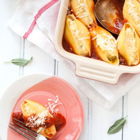 Pumpkin & Ricotta Stuffed Shells