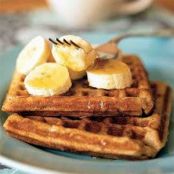 Banana- Cinnamon Waffles