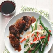 Spiced Pork Medallions with Bourbon Sauce Recipe