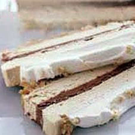 Chocolate & Peanut Butter Ribbon Dessert