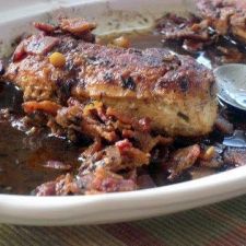 Chicken Breasts with Bacon, Rosemary, and Lemon