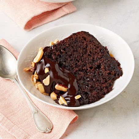 Chocolate-Peanut Butter Slow-Cooker Cake