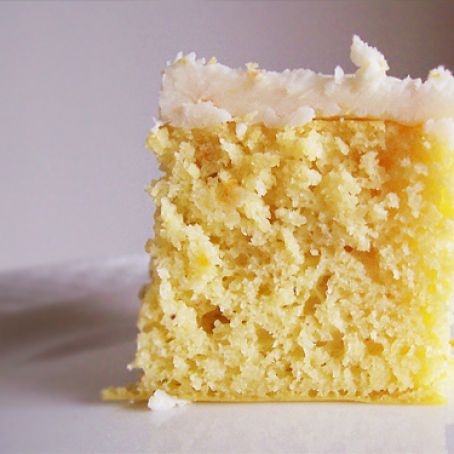 Coconut Flour Orange Cake with Coconut Oil Frosting
