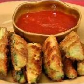 Parmesan Cheese Crusted Zucchini Sticks