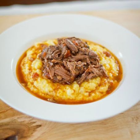 Braised Shredded Beef in Tomatoes & Red Wine