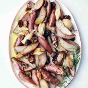 Salt-Roasted Potatoes, Shallots, and Chestnuts