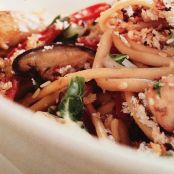 Chicken: Baked Sesame Chicken Noodles