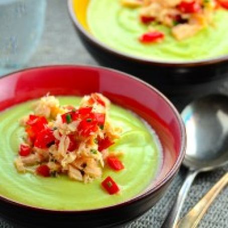 Cold Avocado Soup | Haylie Pomroy