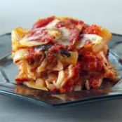 Tomato, Pasta, and Potato Bake