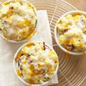 Cheesy Mashed Potato Pots