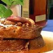 White Peach Bourbon French Toast