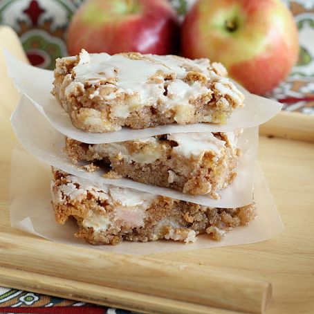 Mom's Apple Squares with Maple Glaze