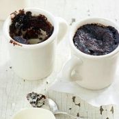 CHOCOLATE SOUFFLE CAKES w/CHICORY