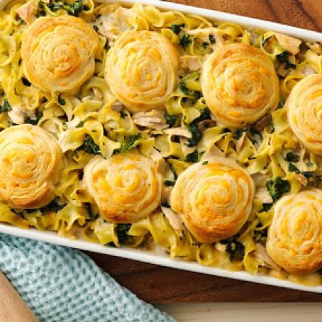 Creamy Spinach Tuna Casserole