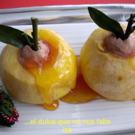 MANZANAS CON FOIE GRAS