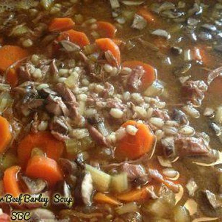 BEEF BARLEY SOUP
